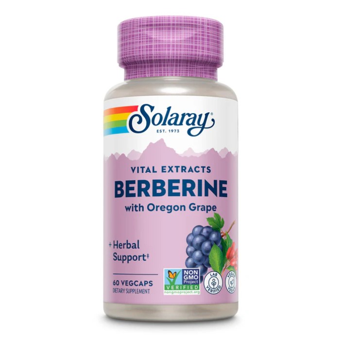Берберин з виноградом сорту Орегон - 60 капсул