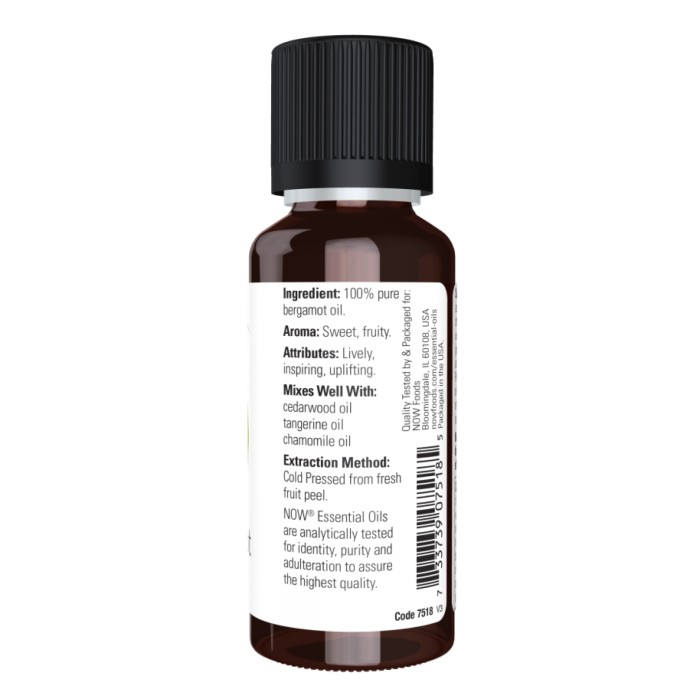 Олія бергамота - 30 мл (1 рідка унція)