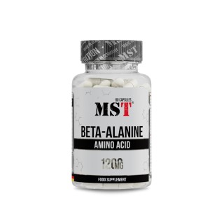 Амінокислота MST Beta-Alanine, 60 капсул