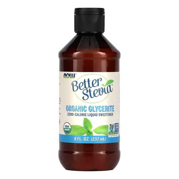 BetterStevia® Liquid, органический глицерит - 237 мл