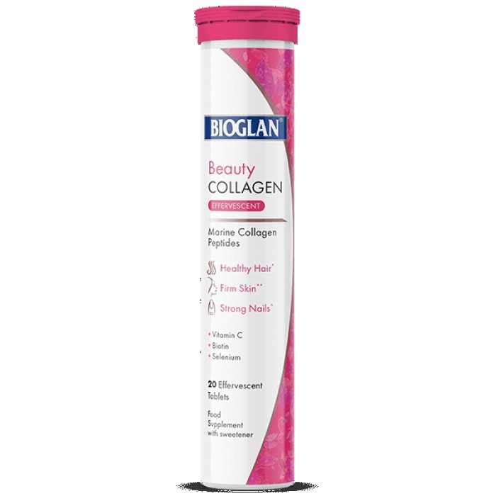 Препарат для суглобів і зв'язок Bioglan Beauty Collagen Effervescent, 20 шипучих таблеток