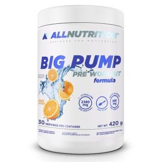 Передтренувальний комплекс AllNutrition Big Pump, 420 грам Апельсин