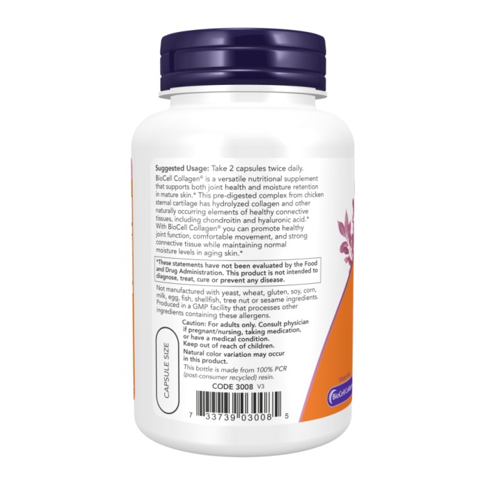 BioCell Collagen® гідролізований тип II - 120 капсул