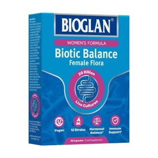 Пробіотики і пребіотики Bioglan Biotic Balance Women's 20 Billion, 30 капсул