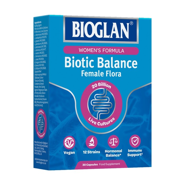 Пробіотики і пребіотики Bioglan Biotic Balance Women's 20 Billion, 30 капсул