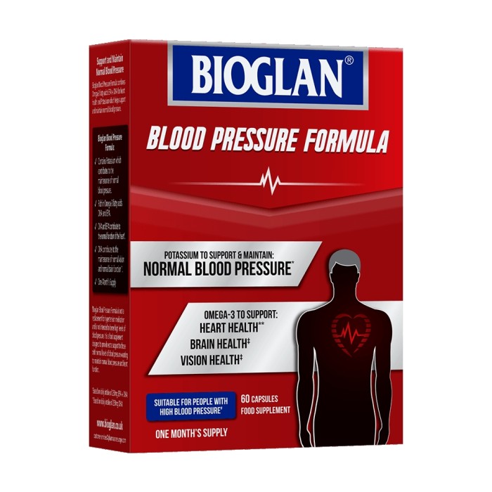 Жирні кислоти Bioglan Blood Pressure Formula, 60 капсул