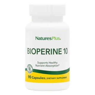 Натуральна добавка Natures Plus Bioperine 10 mg, 90 капсул