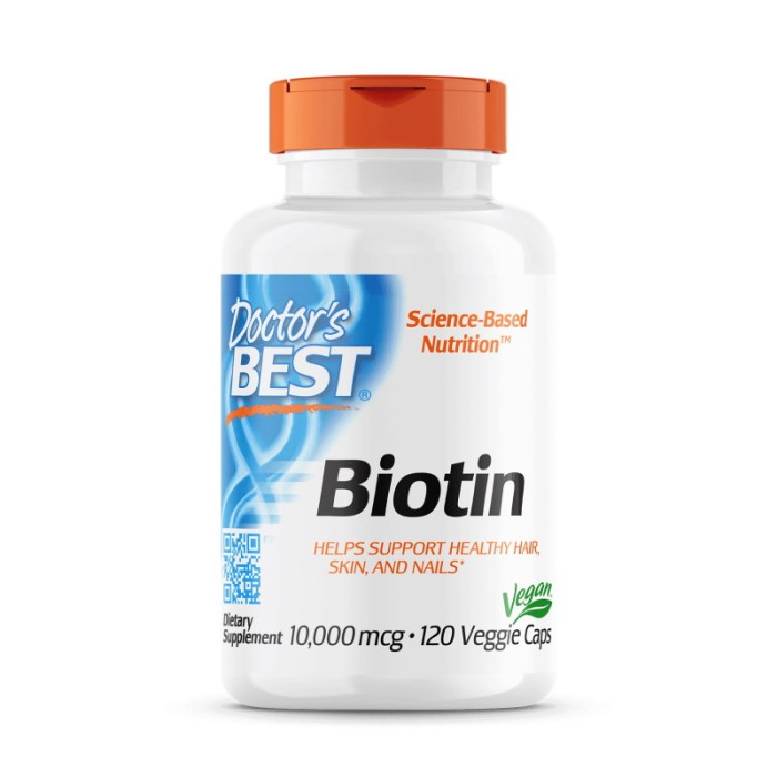 Вітаміни та мінерали Doctor's Best Biotin 10 000 mcg, 120 вегакапсул