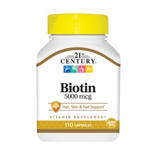 Вітаміни та мінерали 21st Century Biotin 5000 mcg, 110 таблеток