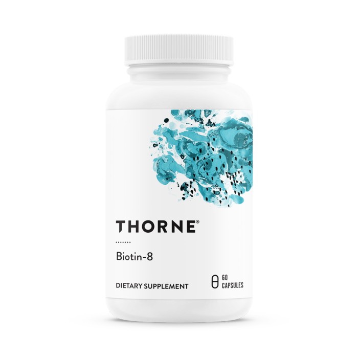 Вітаміни та мінерали Thorne Biotin-8, 60 капсул