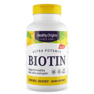 Вітаміни та мінерали Healthy Origins Biotin Ultra Potency 10000 mcg, 150 вегакапсул