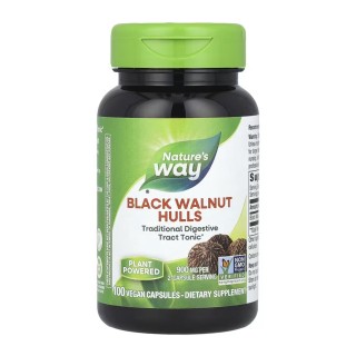 Шкаралупа чорного волоського горіха - 100 капсул