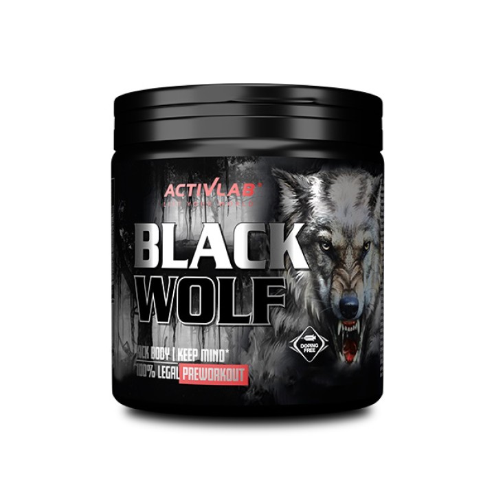 Передтренувальний комплекс Activlab Black Wolf, 300 грам - фруктовий Чорна смородина