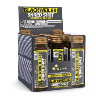 Передтренувальний комплекс Olimp BlackWeiler Shred Shot СКЛО, 9*60 мл Лимон-яблуко