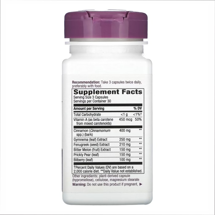 Рівень цукру в крові - 90 капсул