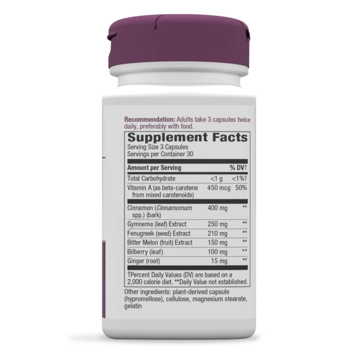 Натуральна добавка Nature's Way Blood Sugar, 90 капсул