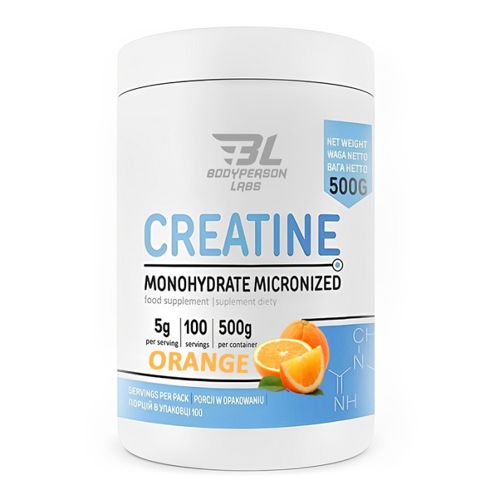 Креатин Bodyperson Labs Creatine Monohydrate, 500 грамм Апельсин