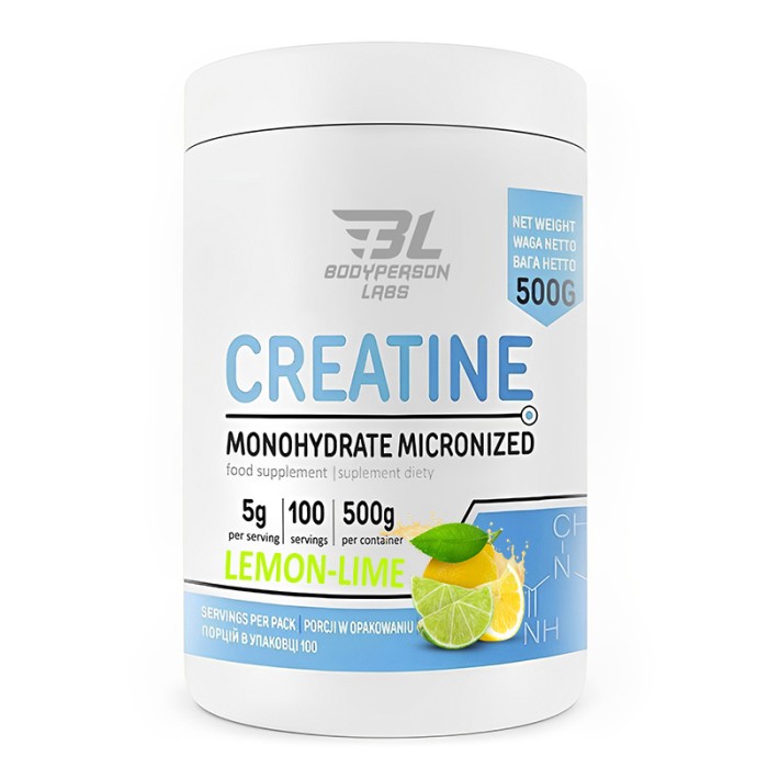 Креатин Bodyperson Labs Creatine Monohydrate, 500 грам Лимон-лайм