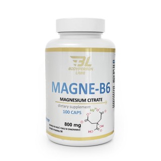 Вітаміни та мінерали Bodyperson Labs Magne-B6, 100 капсул