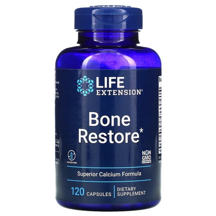 Вітаміни та мінерали Life Extension Bone Restore, 120 капсул