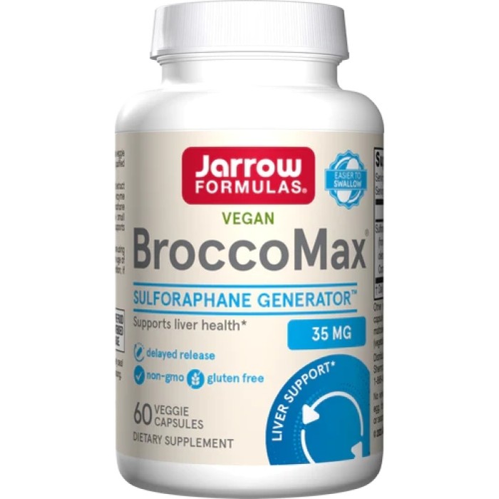 Натуральна добавка Jarrow Formulas Vegan BroccoMax, 60 вегакапсул