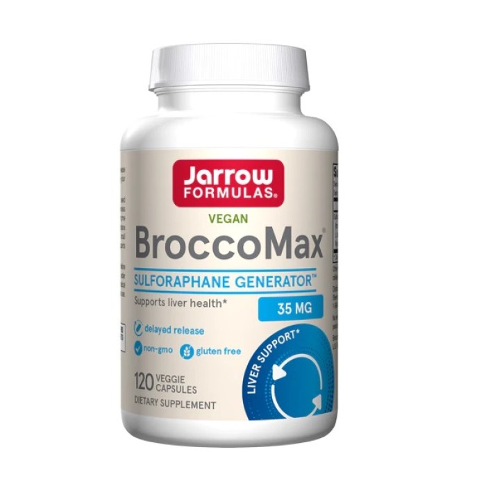 Натуральна добавка Jarrow Formulas Vegan BroccoMax, 120 вегакапсул