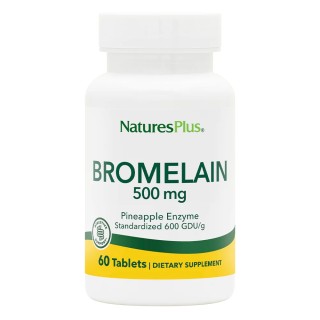 Натуральна добавка Natures Plus Bromelain 500 mg, 60 таблеток
