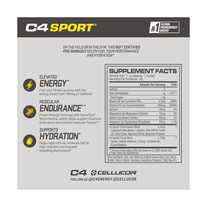 C4 Перед тренуванням - 201 г кавуна