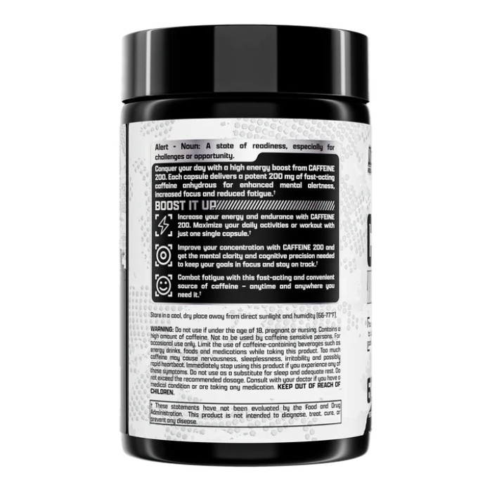 Передтренувальний комплекс Nutrex Research Caffeine 200, 60 капсул