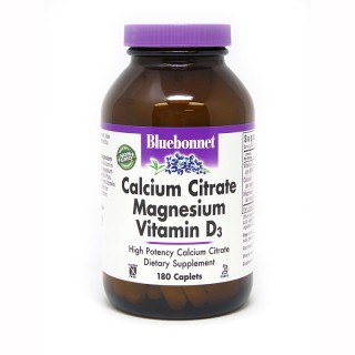 Вітаміни та мінерали Bluebonnet Nutrition Calcium Citrate Magnesium Vitamin D3, 180 каплет