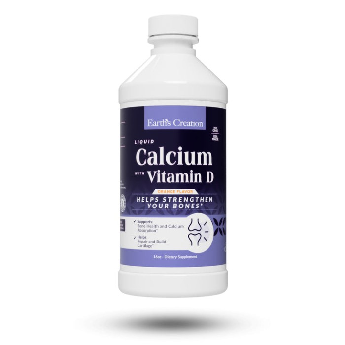 Витамины и минералы Earth's Creation Calcium & VitD3 Drink, 473 мл