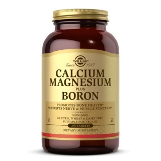 Витамины и минералы Solgar Calcium Magnesium Plus Boron, 250 таблеток