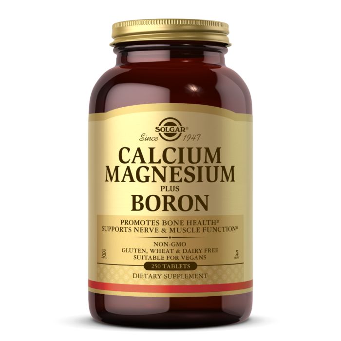 Витамины и минералы Solgar Calcium Magnesium Plus Boron, 250 таблеток