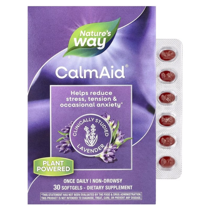 Натуральна добавка Nature's Way CalmAid, 30 капсул