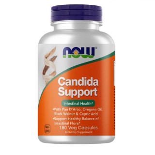 Естественная добавка NOW Candida Support, 180 вегакапсул.