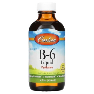 Вітаміни та мінерали Carlson Labs Vitamin B6 Liquid, 120 мл Ягідний лимонад