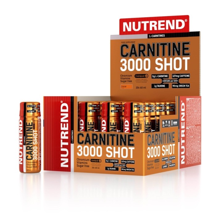Жироспалювач Nutrend Carnitine 3000 Shot, 20*60 мл Ананас
