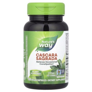 Натуральна добавка Nature's Way Cascara Sagrada 270 mg, 100 капсул