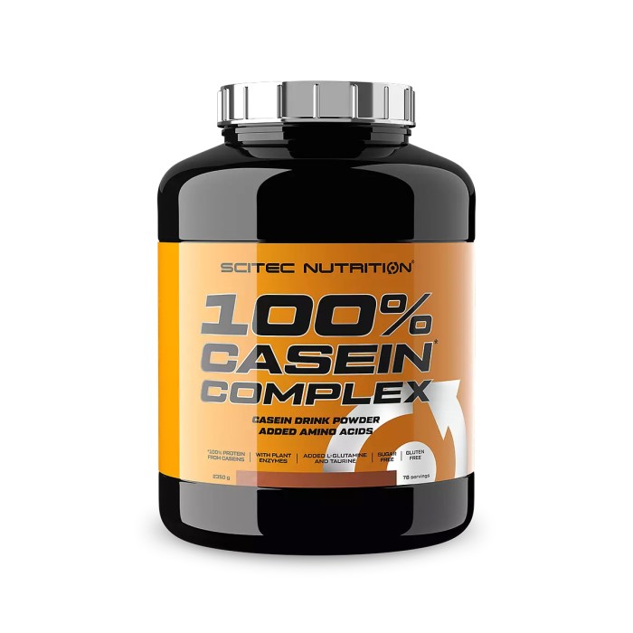 Протеїн Scitec 100% Casein Complex, 2.35 кг Бельгійський шоколад