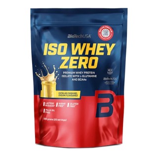 Протеїн BioTech Iso Whey Zero, 500 грам Каталонський карамельний крем