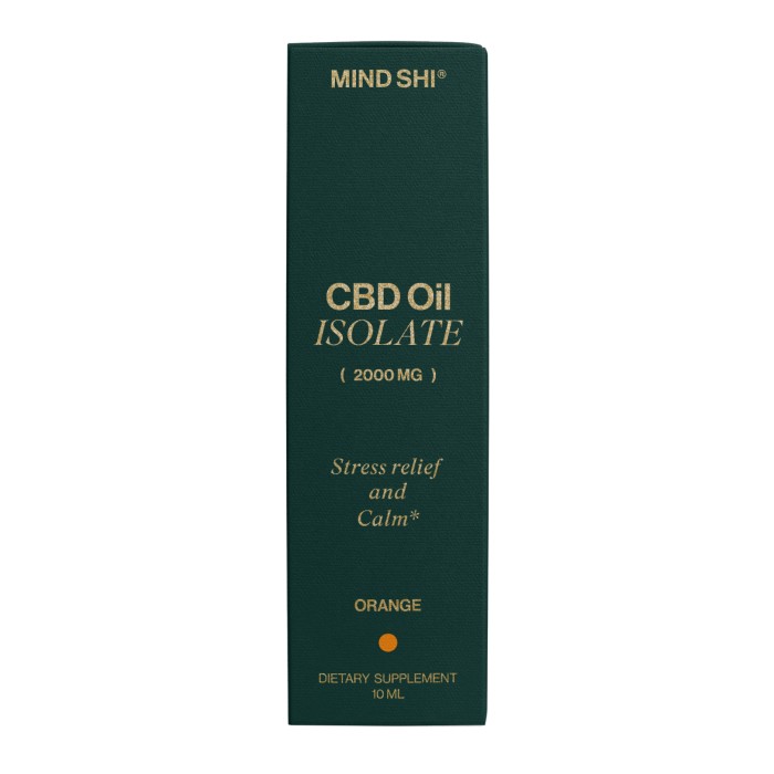 Ізолят олії CBD 2000 мг Апельсин - 10 мл