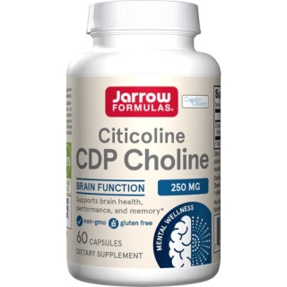 Натуральна добавка Jarrow Formulas Citicoline CDP Choline, 60 капсул