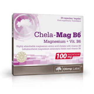 Витамины и минералы Olimp Chela-Mag B6, 30 капсул