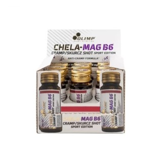 Витамины и минералы Olimp Chela-Mag B6 Cramp Sport Edition, 9*25 мл Вишня