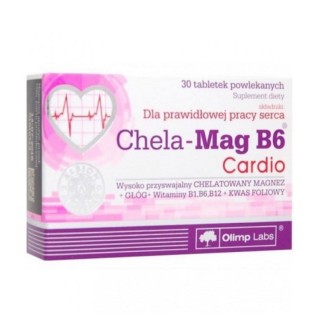 Вітаміни та мінерали Olimp Chela-Mag B6 Cardio, 30 таблеток