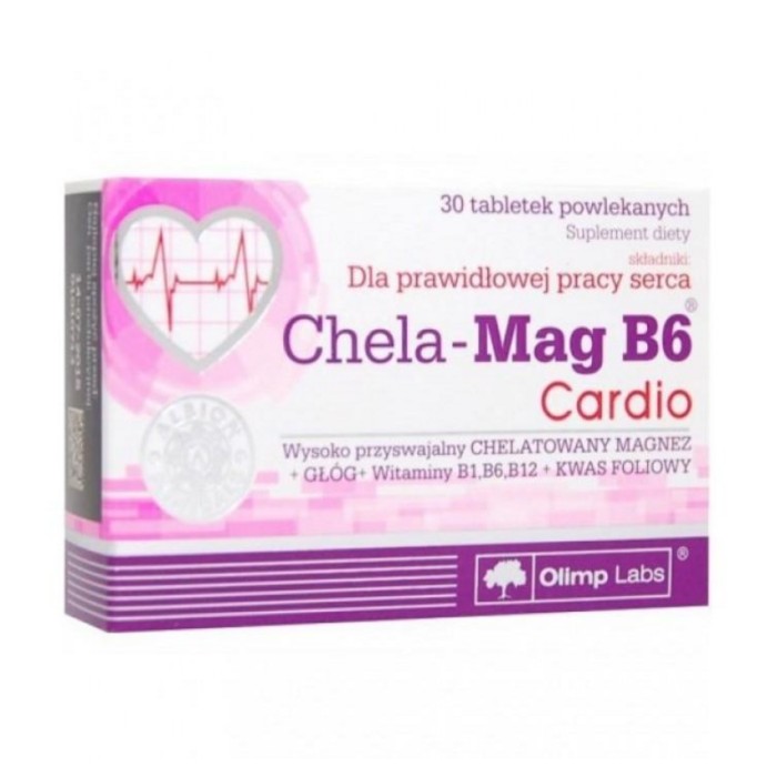 Вітаміни та мінерали Olimp Chela-Mag B6 Cardio, 30 таблеток