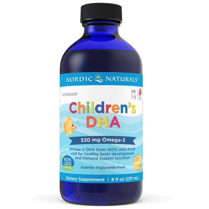 Жирні кислоти Nordic Naturals Children's DHA 530 mg, 119 мл - полуниця Полуниця