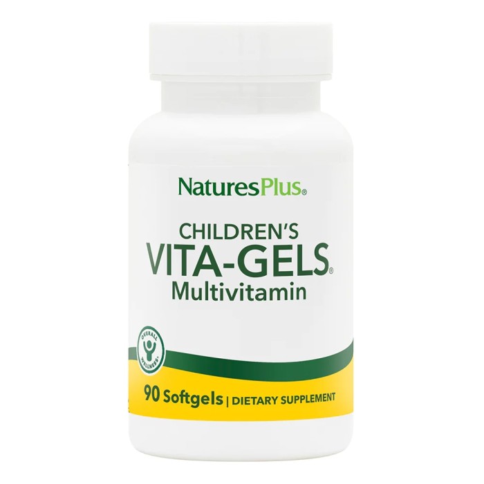 Вітаміни та мінерали Natures Plus Childrens Vita-Gels, 90 капсул