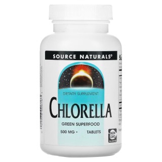 Натуральна добавка Source Naturals Chlorella, 100 таблеток