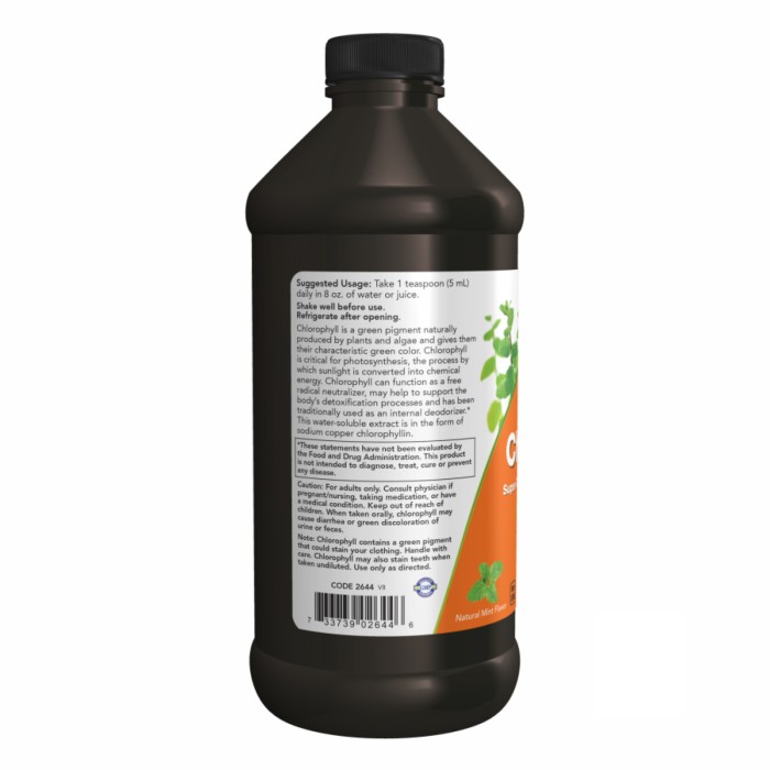 Chlorophyll Liquid Mint - 16 oz (Пошкоджено банку)